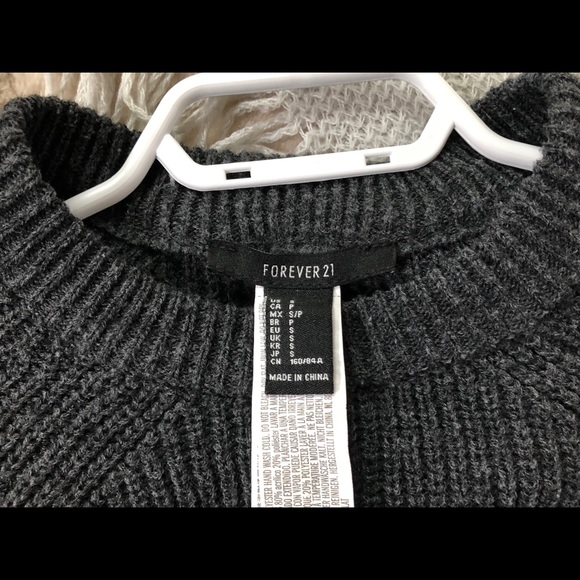 Charcoal Grey Forever 21 Sweater - Picture 2 of 7